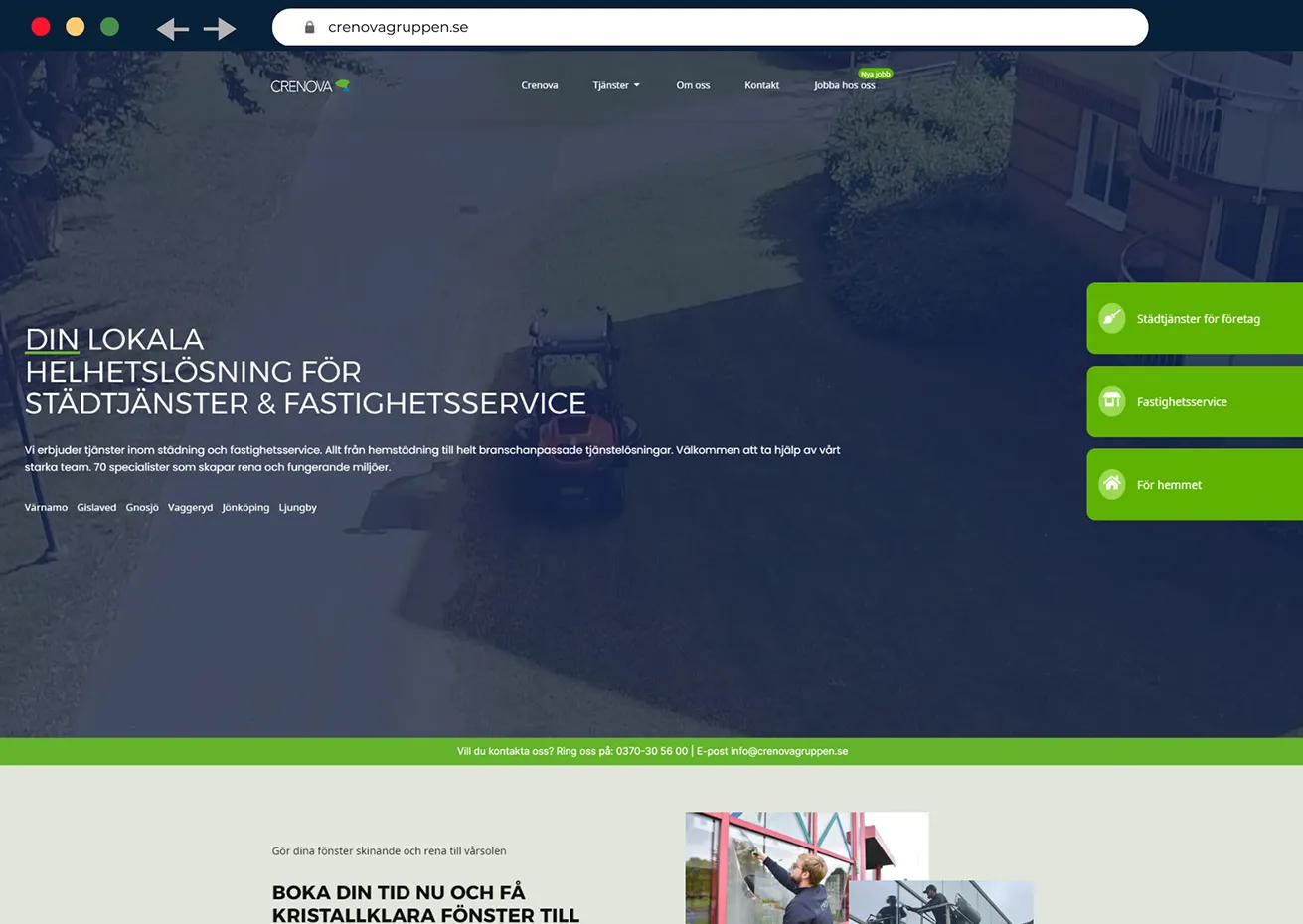 Projektbild för Crenova Gruppen