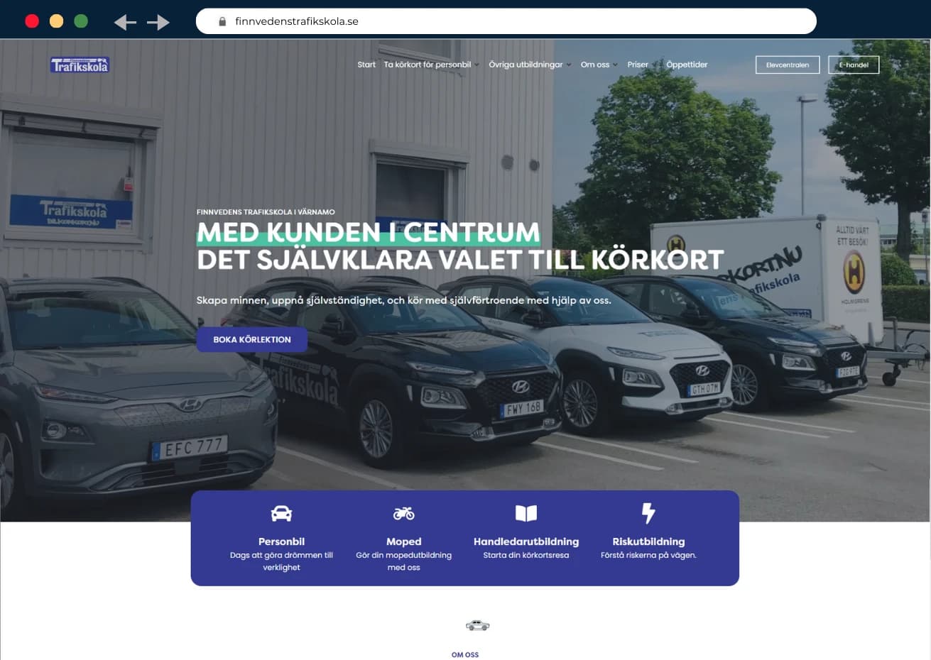 Omslagsbild för Finnvedens Trafikskola