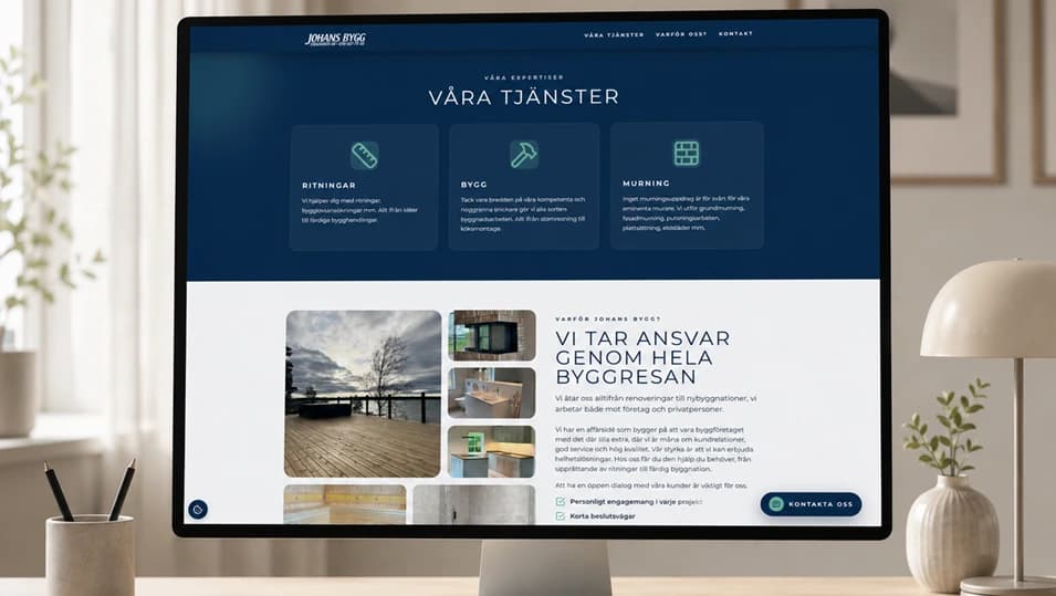 Omslagsbild för Johans Bygg